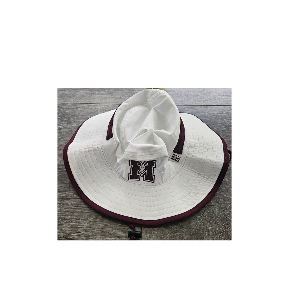 Boonie Hat White‎ Maroon College Logo OSFM